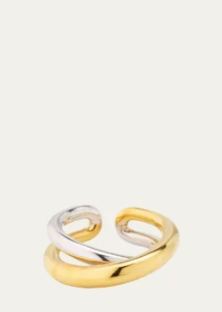 Charlotte ChesnaisInitial Ring Two-Tone