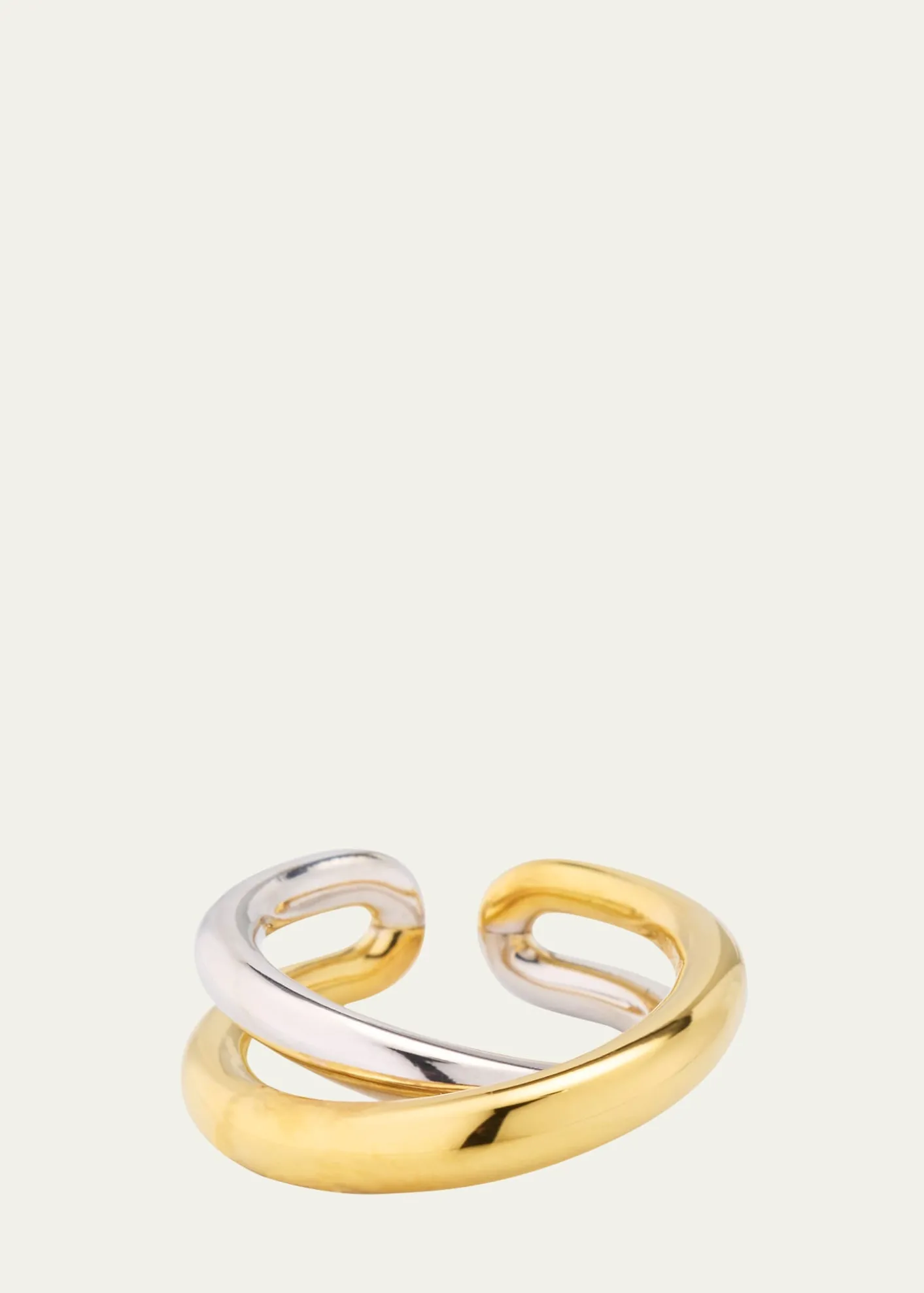 Charlotte ChesnaisInitial Ring Two-Tone