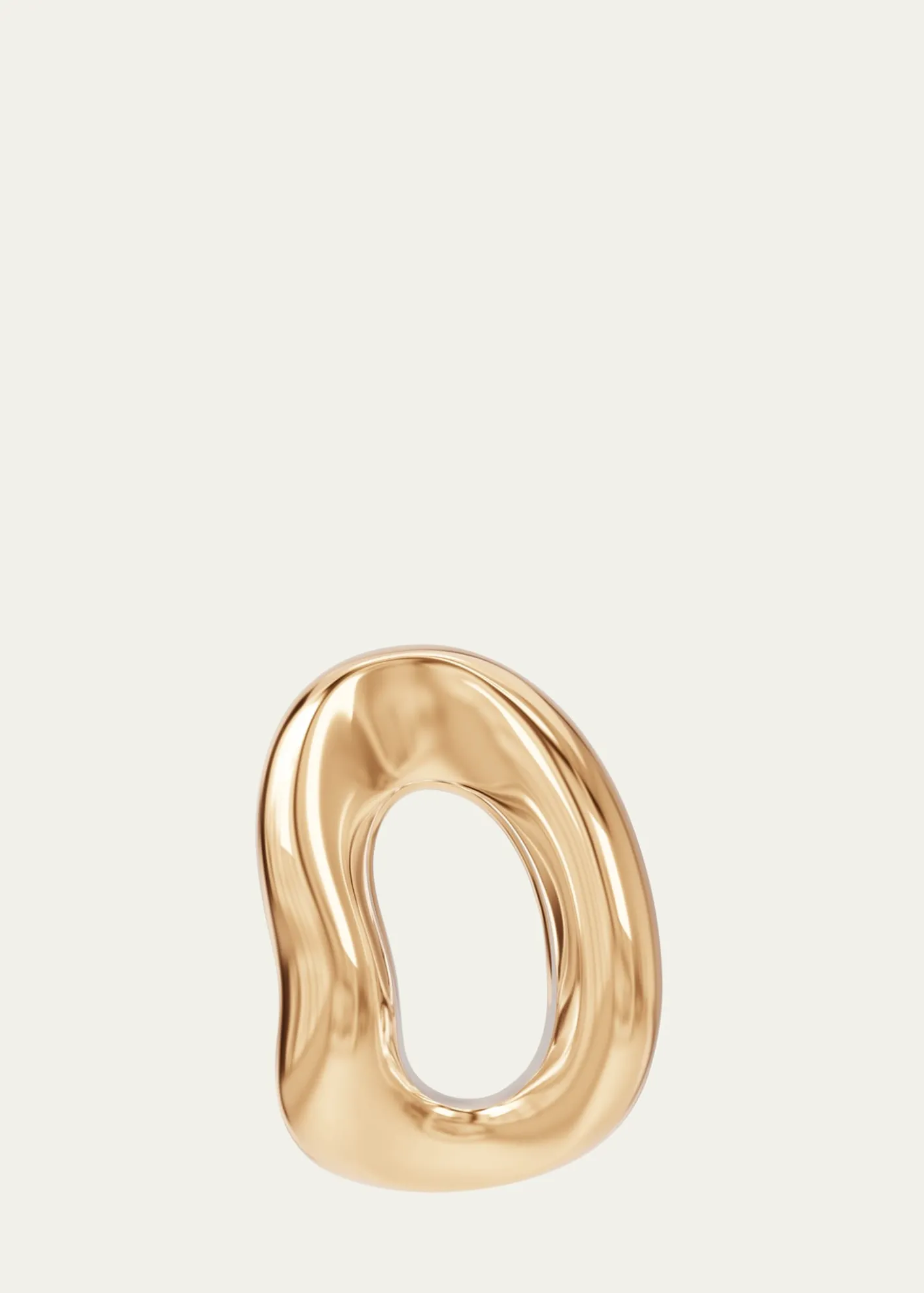 Charlotte ChesnaisShima Hoop Earrings Vermeil