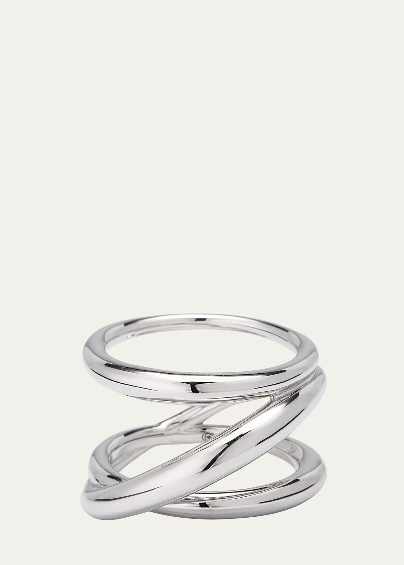 Charlotte ChesnaisSterling Silver Bague Triplet Ring