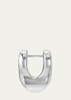 Charlotte ChesnaisSterling Silver Shima Hoop Earring, Single