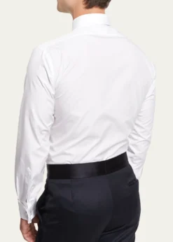 CharvetMen's Formal Shirt with Pleated Bib
