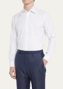 CharvetMen's Super Panama Cotton Dress Shirt