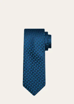 CharvetMen's Vine and Petal Silk Tie