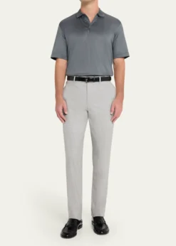 CharvetMen's Cotton Jersey Polo Shirt