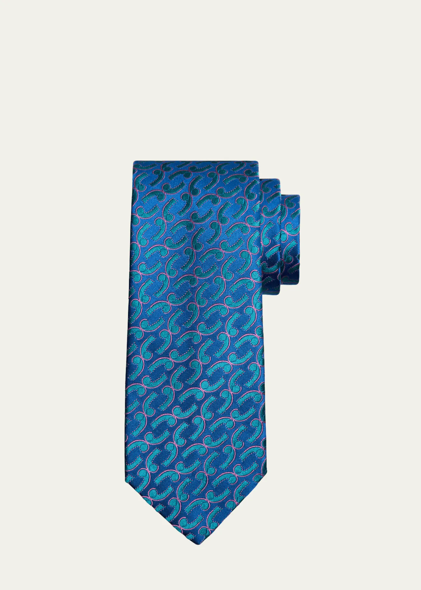 CharvetMen's Snorkel-Pattern Silk Tie