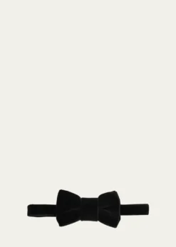 CharvetMen's Velvet Bow Tie