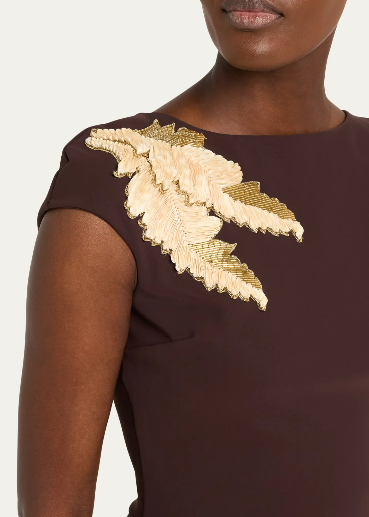 Chiara Boni La Petite RobeHesupie Embellished Bodycon Midi Dress