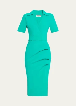 Chiara Boni La Petite RobeIttig Ruffle Bodycon Midi Dress