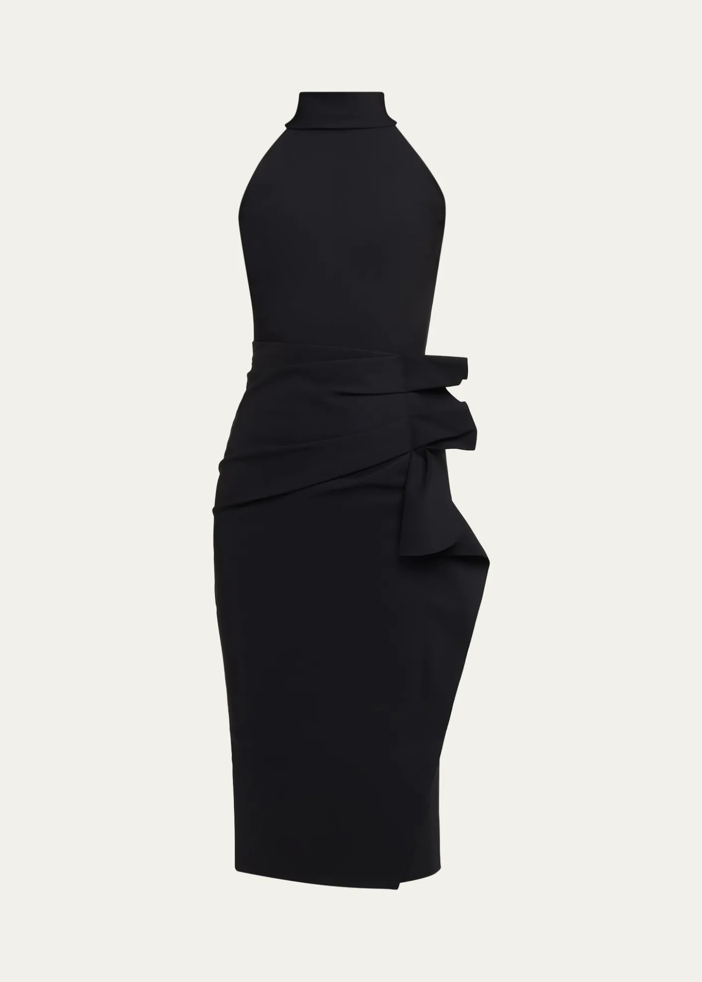 Chiara Boni La Petite RobeSleeveless Halter Ruched Dress