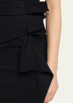 Chiara Boni La Petite RobeSleeveless Halter Ruched Dress