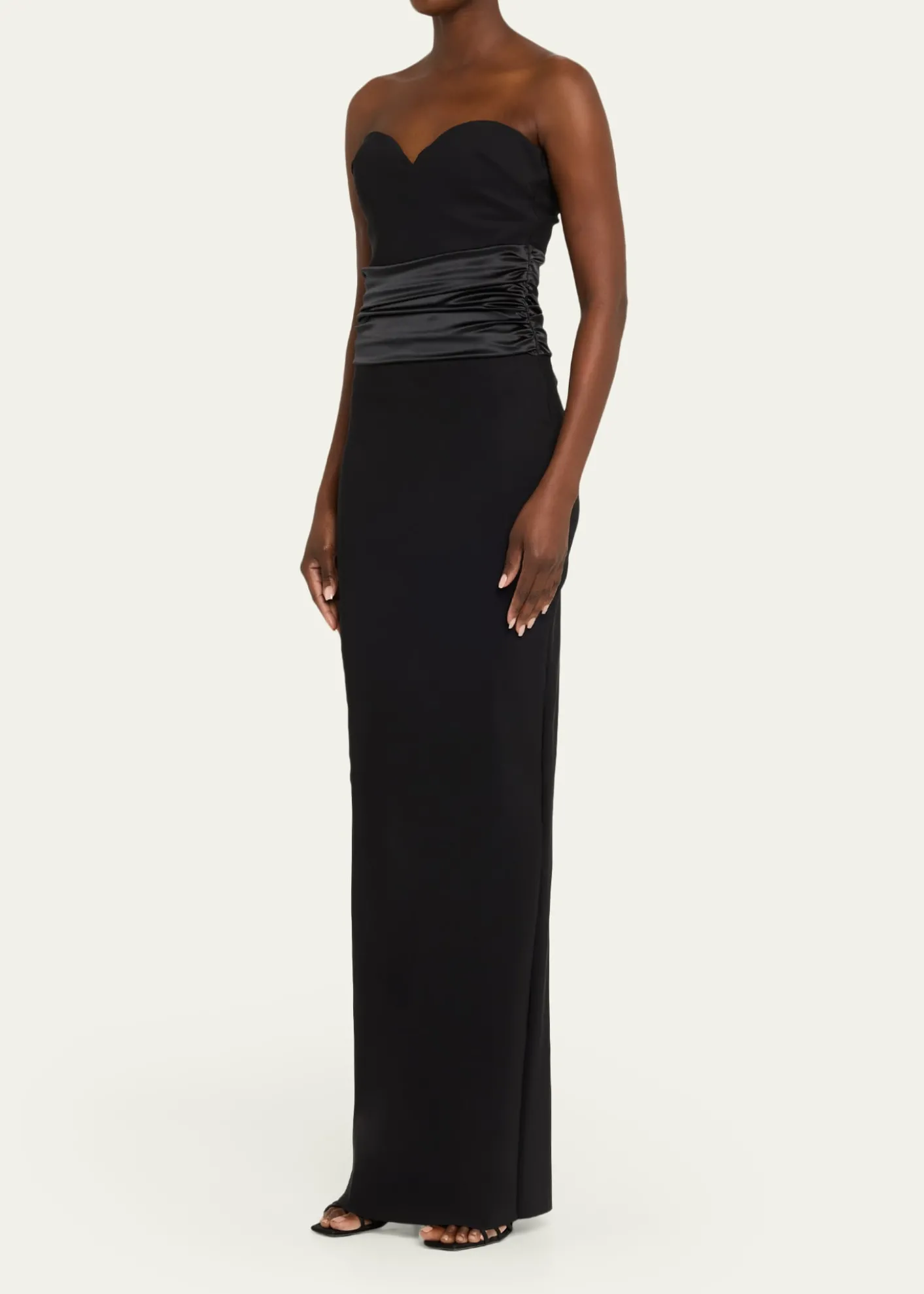 Chiara Boni La Petite RobeVeneta Strapless Sweetheart Column Gown