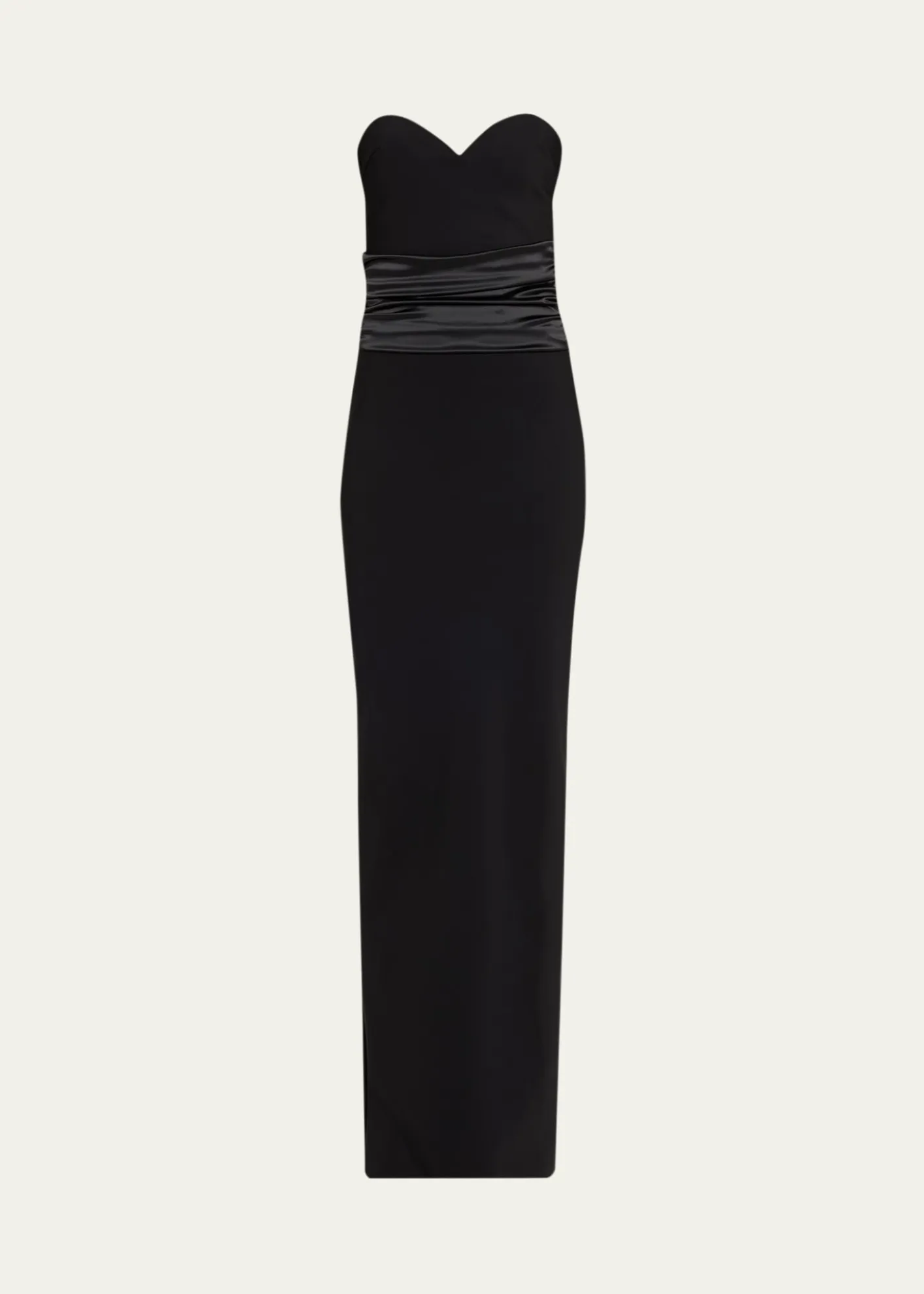 Chiara Boni La Petite RobeVeneta Strapless Sweetheart Column Gown