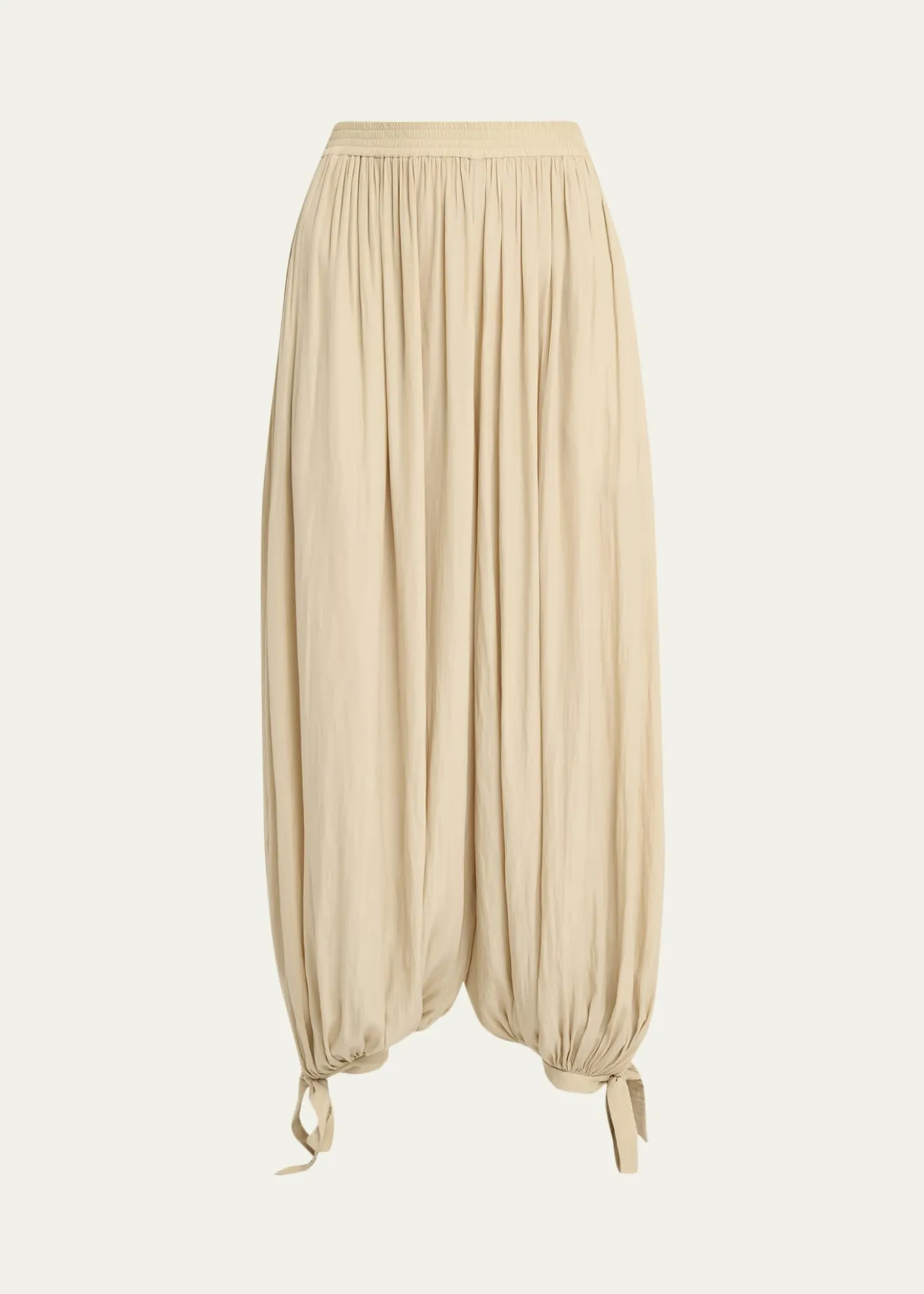 ChloeBalloon Trousers with Tie Details