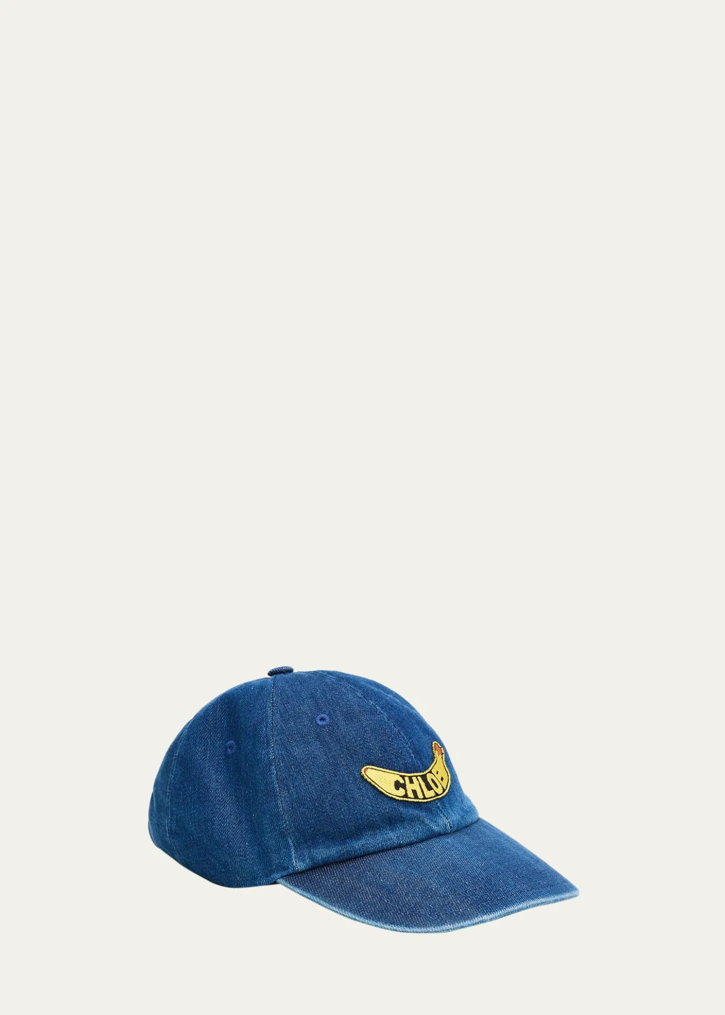 ChloeBanana Patch Denim Cap