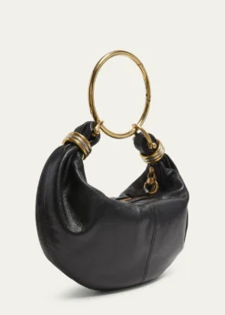 ChloeBracelet Bag Mini in Shiny Grained Calfskin