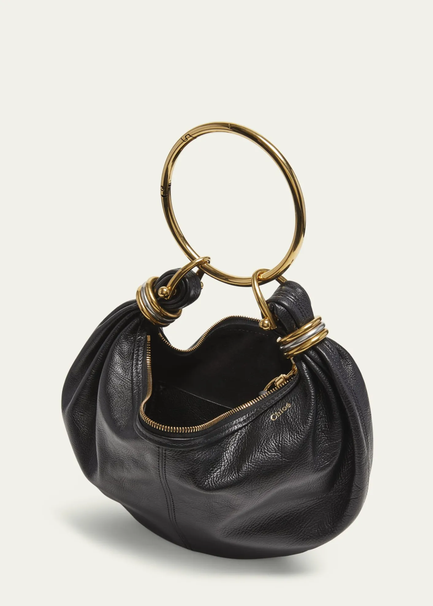 ChloeBracelet Bag Mini in Shiny Grained Calfskin