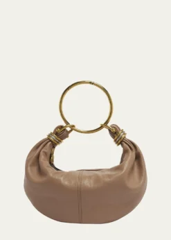 ChloeBracelet Bag Mini in Shiny Grained Calfskin