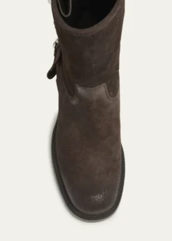 ChloeDakota Suede Moto Ankle Boots