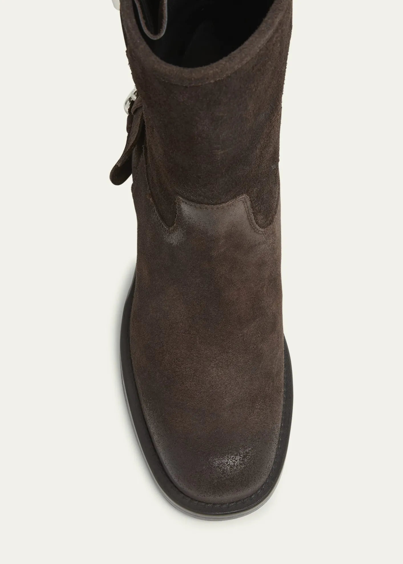 ChloeDakota Suede Moto Ankle Boots