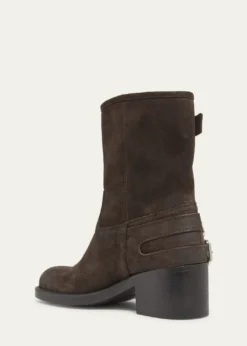 ChloeDakota Suede Moto Ankle Boots