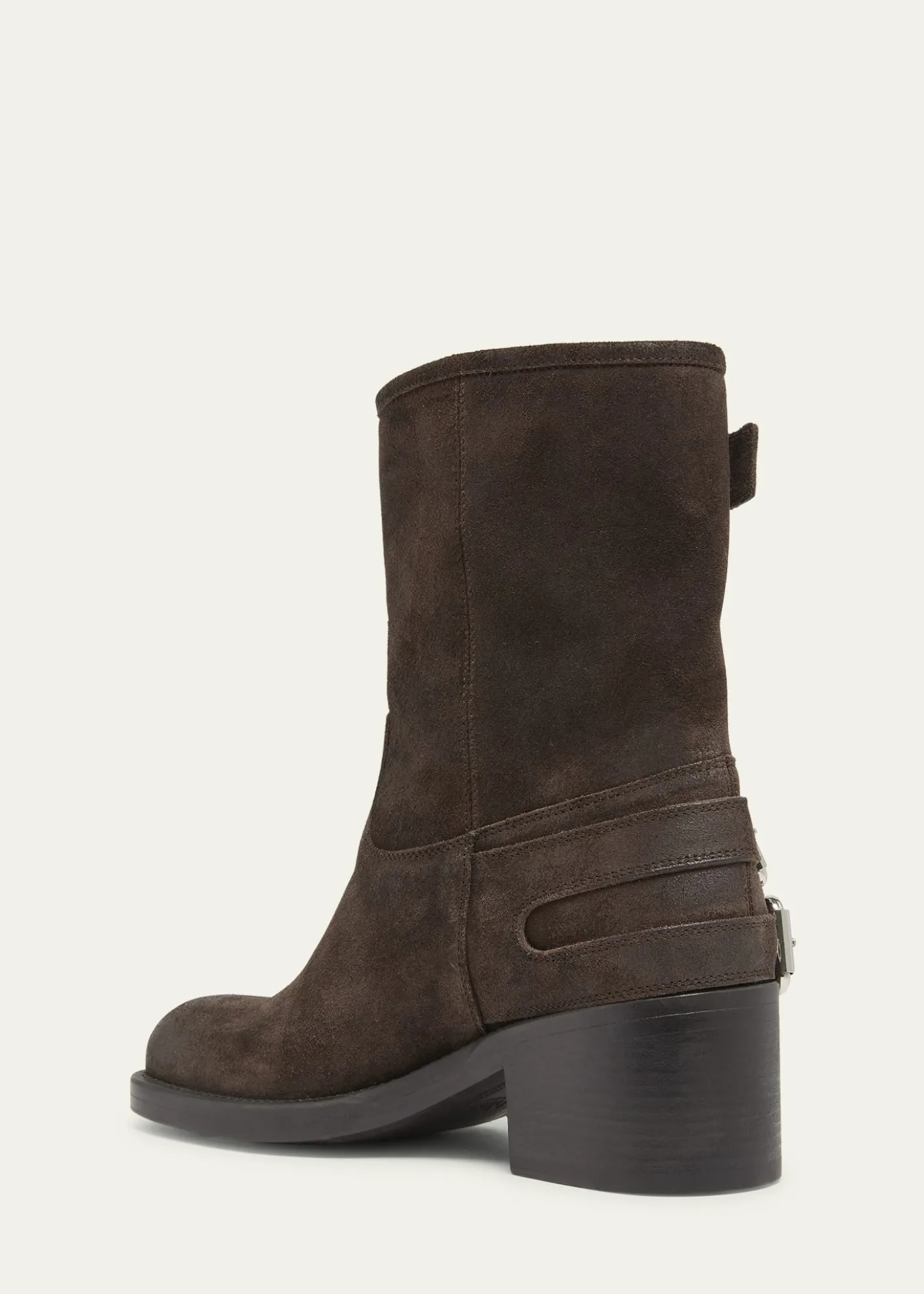 ChloeDakota Suede Moto Ankle Boots
