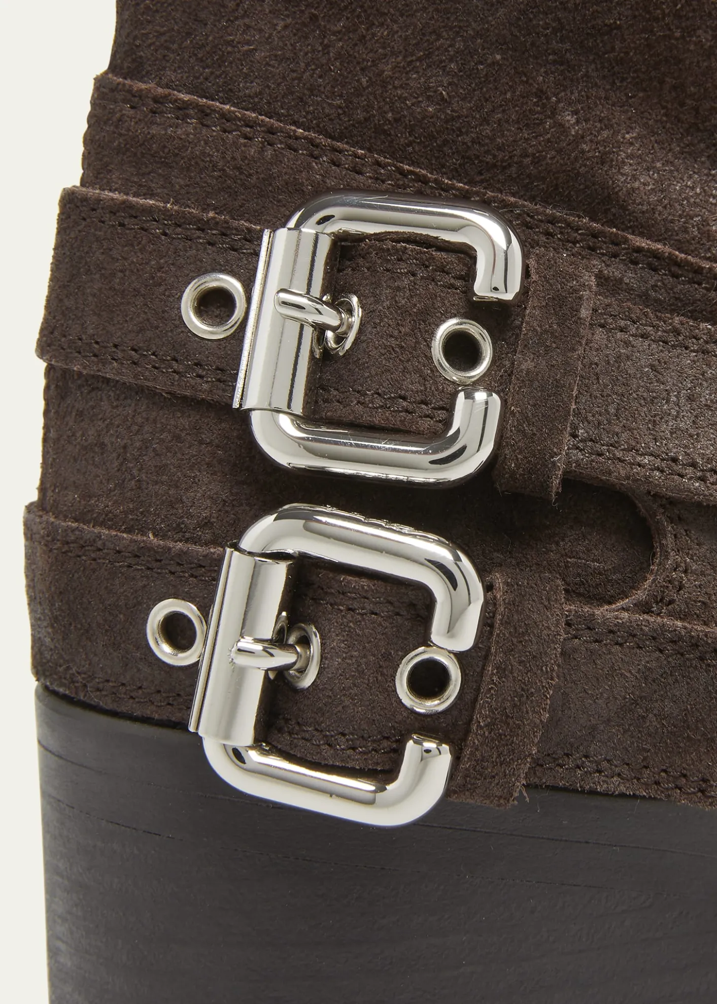 ChloeDakota Suede Moto Ankle Boots