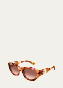 ChloeGayia 53mm Acetate Cat-Eye Sunglasses
