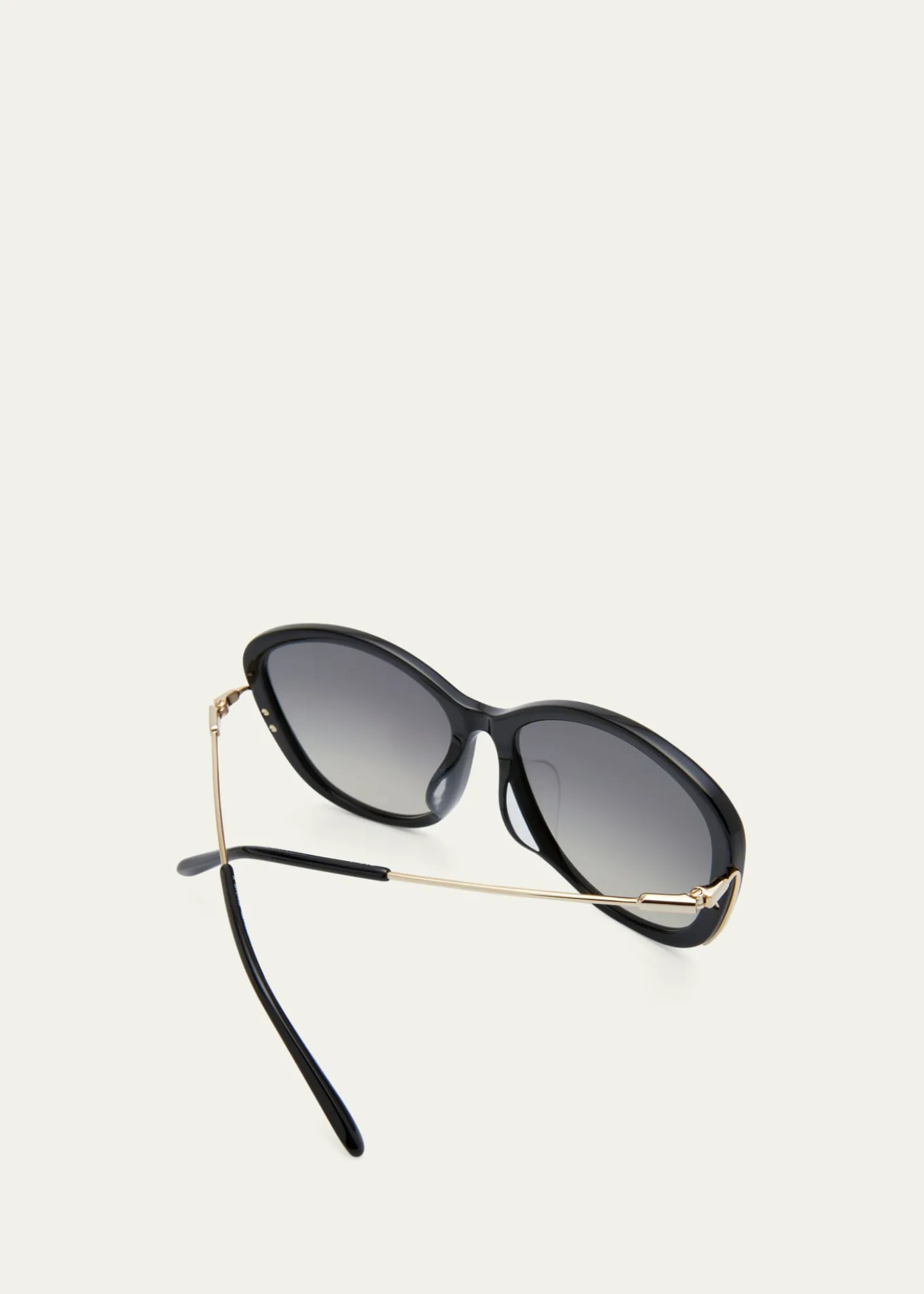 ChloeGradient Round Acetate Sunglasses
