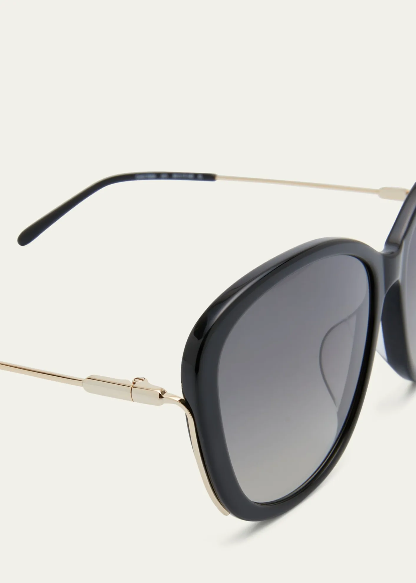 ChloeGradient Round Acetate Sunglasses