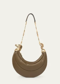 ChloeHorse Chain Shoulder Bag in Calfskin Leather