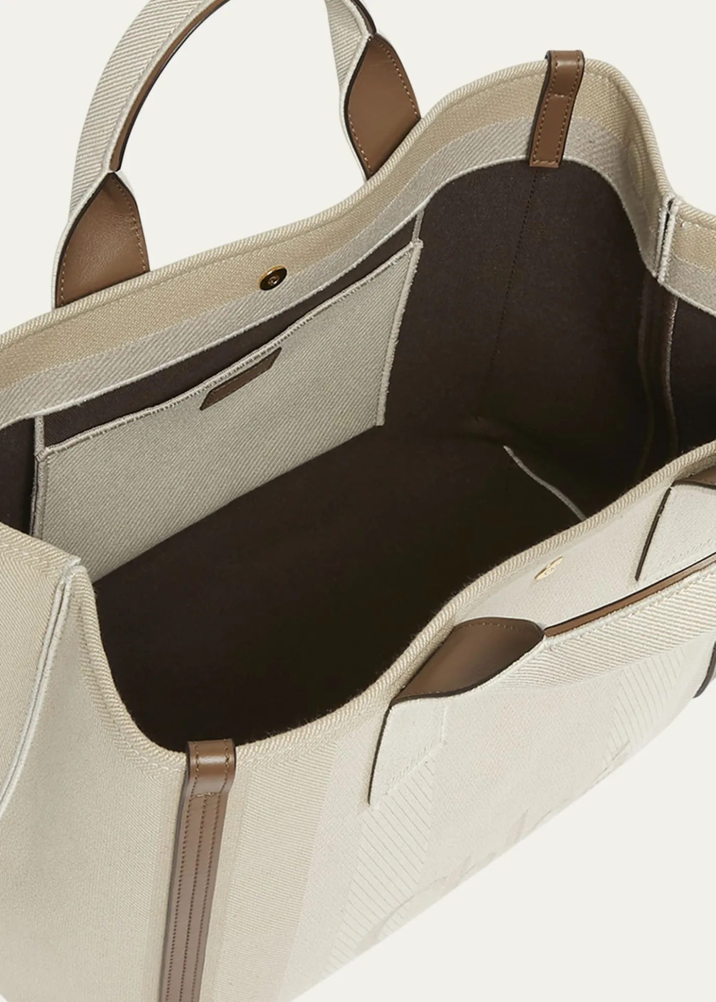 ChloeLarge Carry Tote Bag in Jacquard Canvas