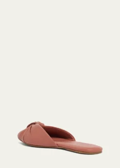 ChloeLeather Knotted Mules