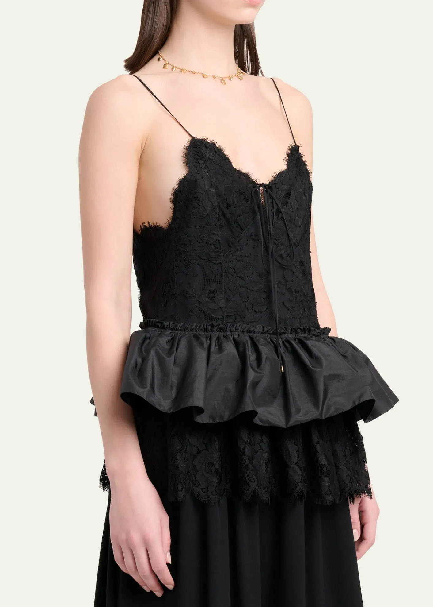 ChloeLight Technical Taffetas Top