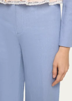 ChloeLinen Wide-Leg Trousers