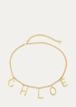 ChloeLogo Letters Belt