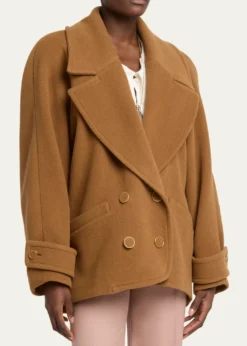 ChloeLower Impact Wool Herringbone Jacket