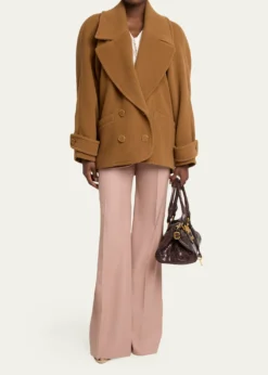 ChloeLower Impact Wool Herringbone Jacket
