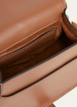 ChloeMarcie Medium Saddle Crossbody Bag in Patchwork Leather