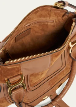 ChloeMarcie Medium Saddle Shoulder Bag in Patchwork Leather
