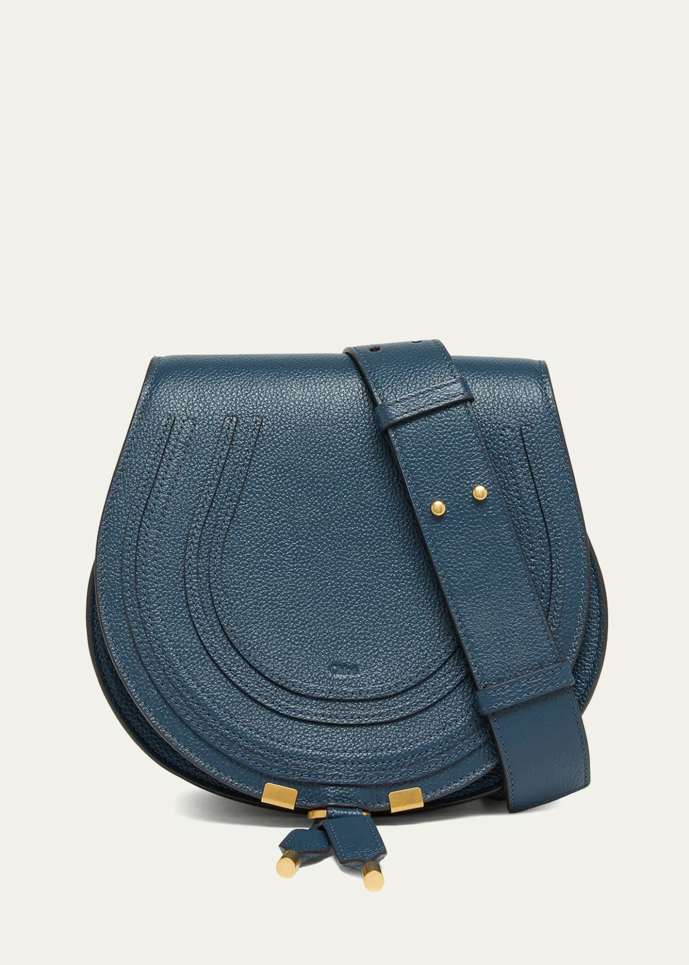 ChloeMarcie Medium Slim Crossbody Bag in Grained Calfskin