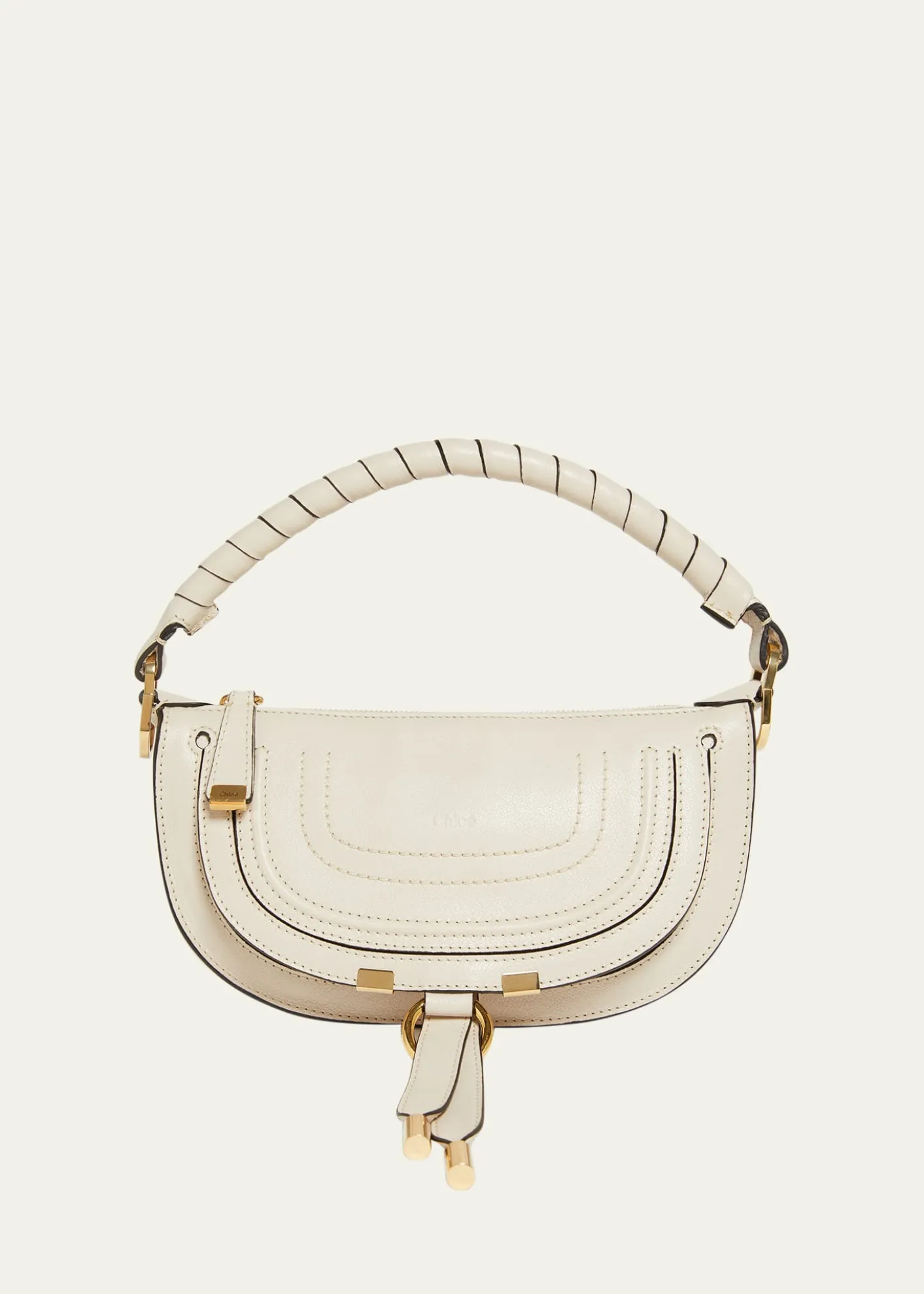 ChloeMarcie Mini Saddle Shoulder Bag in Leather