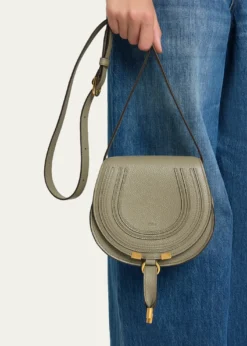 ChloeMarcie Small Crossbody Bag in Grained Calfskin