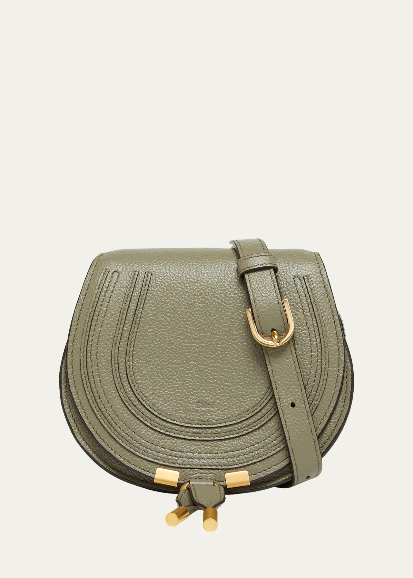 ChloeMarcie Small Crossbody Bag in Grained Calfskin