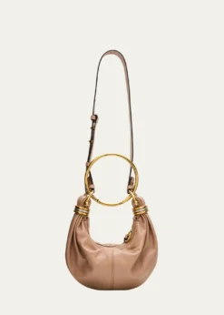 ChloeMini Bracelet Grained Leather Shoulder Bag