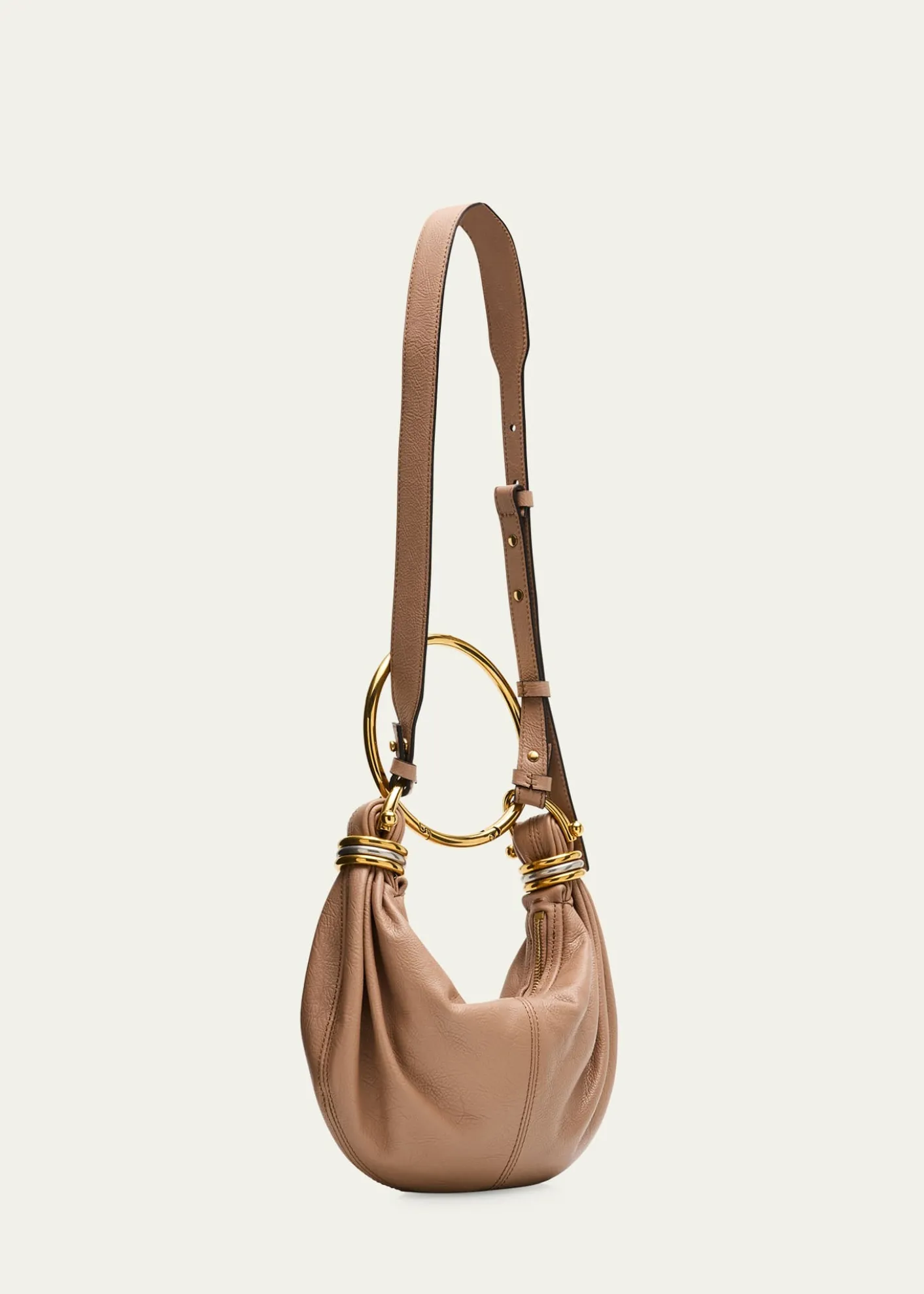 ChloeMini Bracelet Grained Leather Shoulder Bag