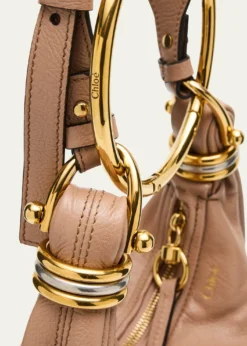 ChloeMini Bracelet Grained Leather Shoulder Bag