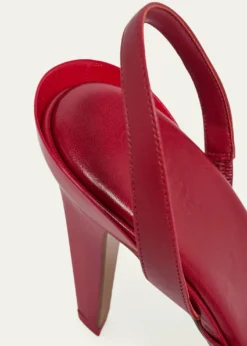 Chloe95mm Estra Knotted Leather Sandals