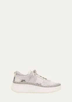 ChloeNama Mesh Stitch Walking Sneakers