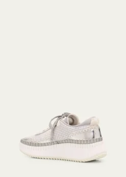 ChloeNama Mesh Stitch Walking Sneakers
